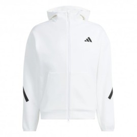 ADIDAS Z.N.E Felpa Palestra Full Zip Bianco Uomo
