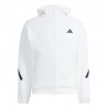 ADIDAS Z.N.E Felpa Palestra Full Zip Bianco Uomo