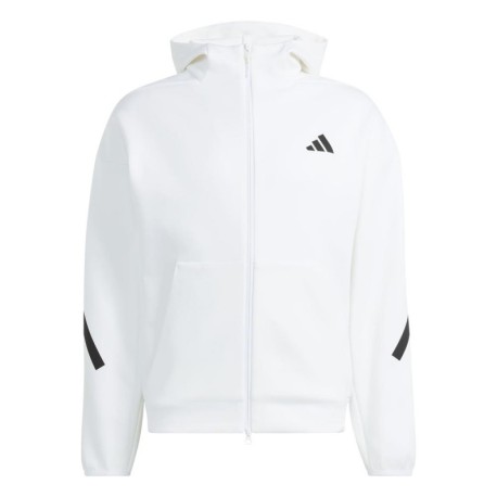 ADIDAS Z.N.E Felpa Palestra Full Zip Bianco Uomo