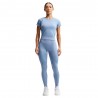 Nike Pro Seamless Leggings Palestra Tight Azzurro Donna