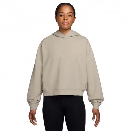 Nike 24.7 Impossiblysoft Felpa Palestra Beige Donna