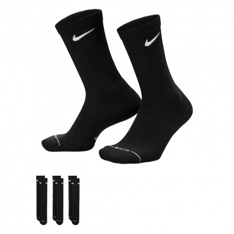 Nike Unisex Multi-Color Everyday Elevated Crew Socks 3-Pack L - Immagine 2