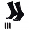 Nike Calza Tris Pack Jordan Everyday Nero Uomo