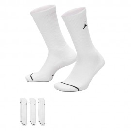 Nike Calza Tris Pack Jordan Everyday Bianco Uomo