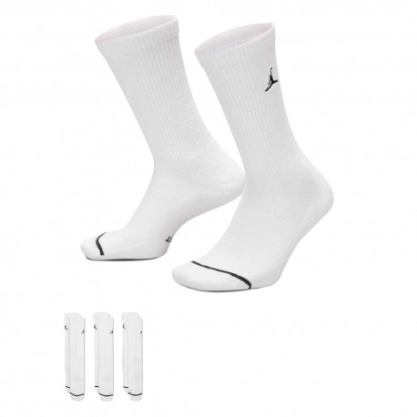 Nike Calza Tris Pack Jordan Everyday Bianco Uomo