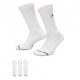 Nike Calza Tris Pack Jordan Everyday Bianco Uomo