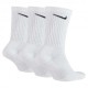 Nike Calza Tris Pack Everyday Cushioned Bianco Uomo