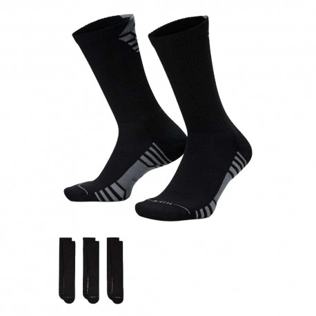 Nike Calza Train 3 Pack Everyday Elevated Sport Nero Uomo