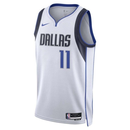 Nike Canotta Basket Nba Mavericks Irving Bianco Nero Uomo