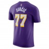 Nike Maglia Basket Nba Lakers Doncic Viola Giallo Uomo