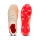 Puma Future 9 Match Fg Ag Bianco Rosso - Scarpe Da Calcio Bambino