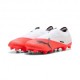 Puma Ultra Nitro 7 Match Ll Fg Ag Bianco Rosso - Scarpe Da Calcio Uomo