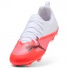 Puma Ultra 7 Match Fg Ag Bianco Rosso - Scarpe Da Calcio Bambino