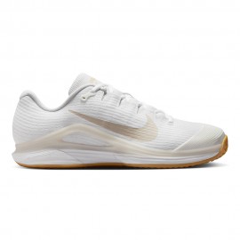 Nike Zoom Vapor 12 Clay Bianco Lt Orewood Brn-Summit - Scarpe Tennis Donna