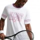 Nike T-Shirt Tennis Dri-Fit Cotton Alcaraz Bianco
