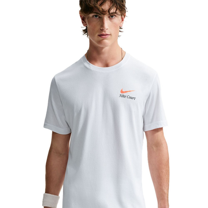 Nike T-Shirt Dri-Fit Cotton Slams Nero