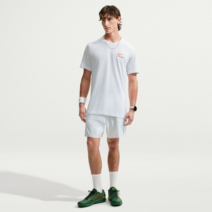 Nike T-Shirt Dri-Fit Cotton Slams Nero
