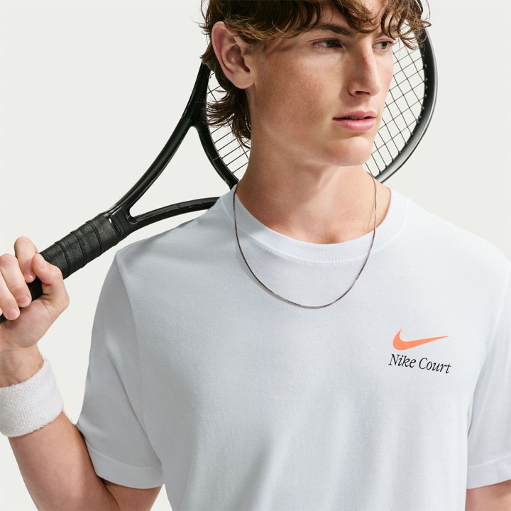 Nike T-Shirt Dri-Fit Cotton Slams Nero