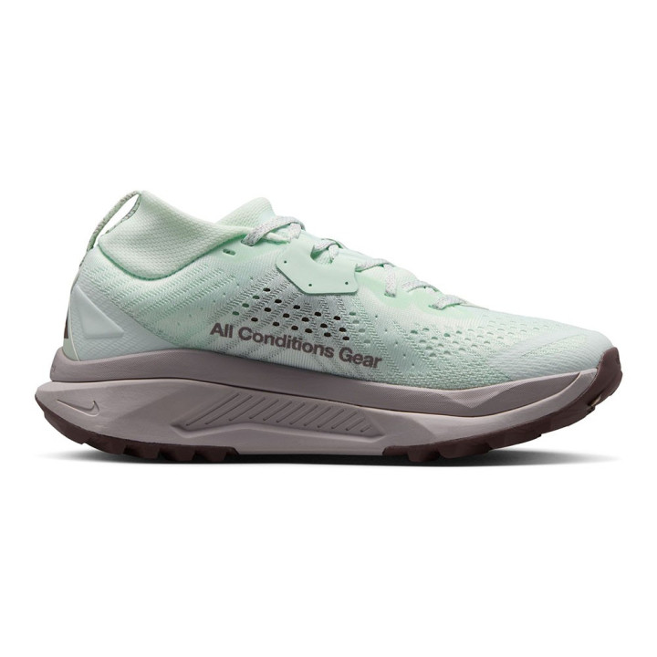 Nike Zegama Barley Verde Argento Lilac-Tattoo - Scarpa Trail Running Donna