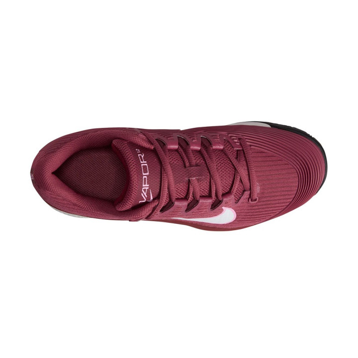 Nike Vapor 12 Clay Rosa Smoke Bianco - Scarpa Tennis Donna