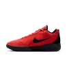 Nike Lebron Witness 9 Bright Crimson Nero-Smoke Grigio - Scarpe Basket Uomo