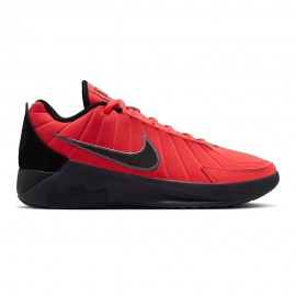 Nike Lebron Witness 9 Bright Crimson Nero-Smoke Grigio - Scarpe Basket Uomo