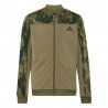 ADIDAS Tuta Sportiva Full Zip Senza Cappuccio Verde Bambino