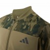 ADIDAS Tuta Sportiva Full Zip Senza Cappuccio Verde Bambino