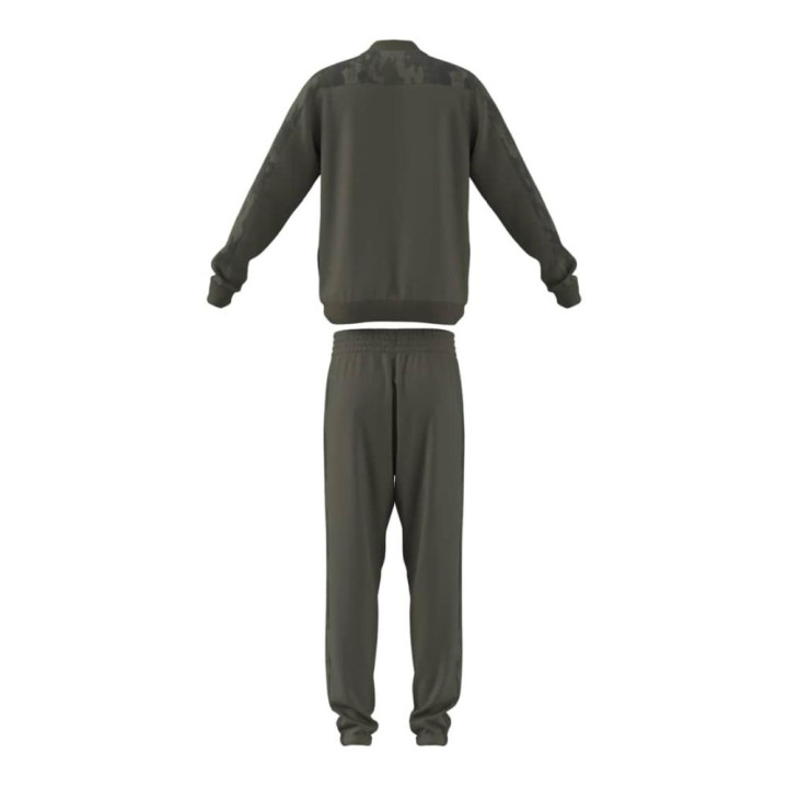ADIDAS Tuta Sportiva Full Zip Senza Cappuccio Verde Bambino