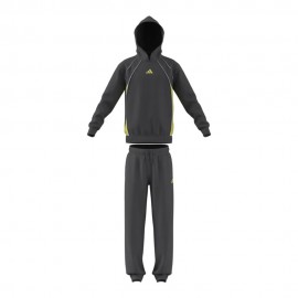 ADIDAS Tuta Sportiva Con Cappuccio Grigio Bambino
