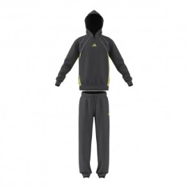 ADIDAS Tuta Sportiva Con Cappuccio Grigio Bambino