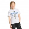 ADIDAS T-Shirt Palestra Minecraft Bianco Bambino