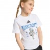 ADIDAS T-Shirt Palestra Minecraft Bianco Bambino