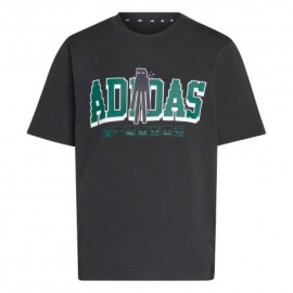 ADIDAS T-Shirt Palestra Minecraft Nero Bambino
