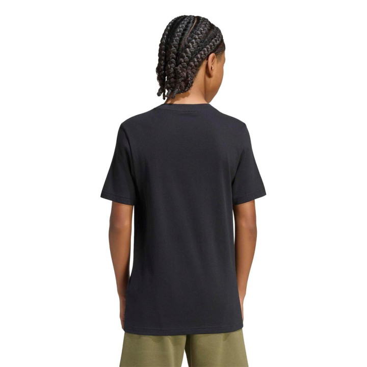 ADIDAS Originals T-Shirt Palestra Logo Trefoil Nero Bambino