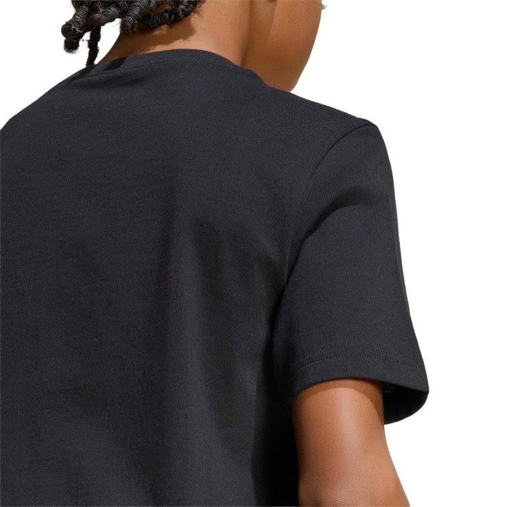 ADIDAS Originals T-Shirt Palestra Logo Trefoil Nero Bambino