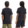 ADIDAS Originals T-Shirt Palestra Logo Trefoil Nero Bambino