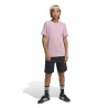 ADIDAS Originals T-Shirt Palestra Logo Trefoil Rosa Bambina