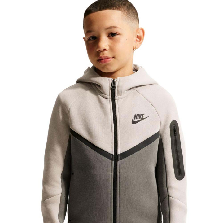 Nike Sportswear Tech Fleece Felpa Palestra Moro Bambino