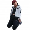 Nike Sportswear Tech Fleece Pantalone Open Grigio Bambino