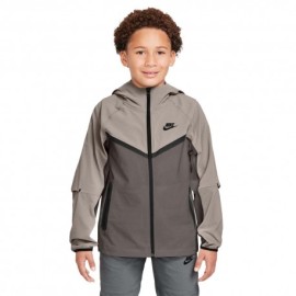 Nike Tech Felpa Palestra Tech Fleece Beige Bambino
