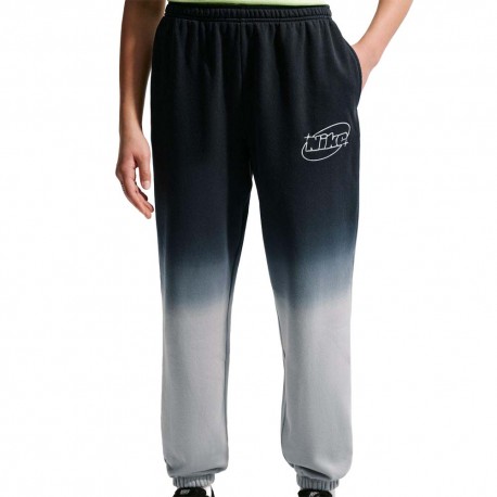 Nike Sportswear Pantaloni Con Polsino Nero Bianco Bambina