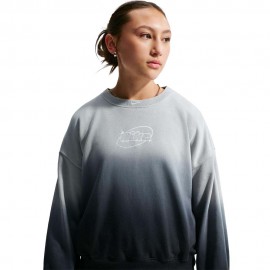 Nike Sportswear Studio Felpa Palestra Girocollo Nero Bambina