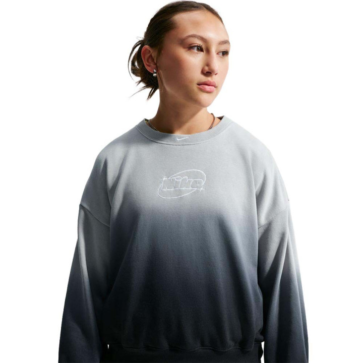 Nike Sportswear Studio Felpa Palestra Girocollo Nero Bambina