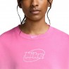 Nike Sportswear Studio Felpa Palestra Girocollo Rosa Bambina