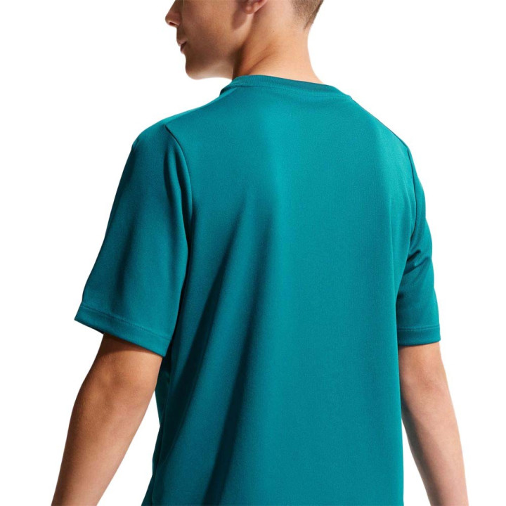 Nike Multi Refresh T-Shirt Palestra Logo Verde Bambino