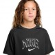 Nike Multi Refresh T-Shirt Palestra Logo Nero Bambino
