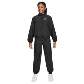 Nike Sportswear Tuta Sportiva Wovent Nero Bambina