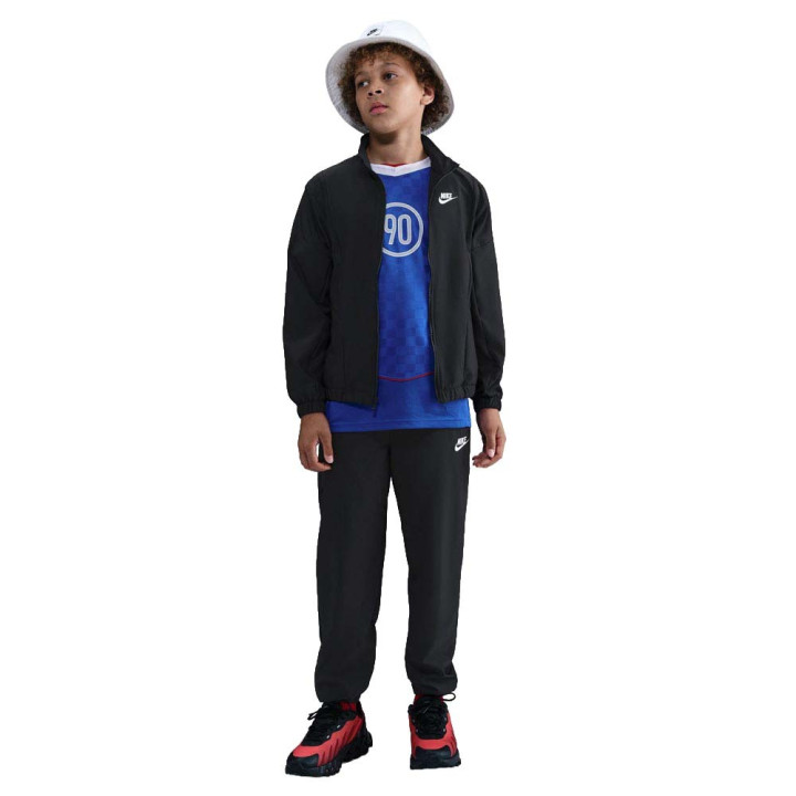 Nike Sportswear Tuta Sportiva Wovent Nero Bambina