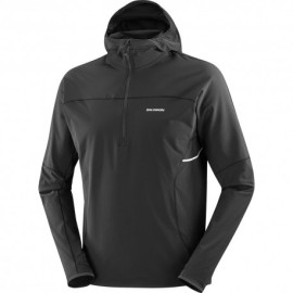 Salomon Giacca Trail Running Sense Aero Hybrid Deep Nero Uomo